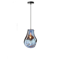Chandelier JH-137 D20X30cm, E27/1, glass, silver