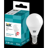 BEC LED ECO G45 9W 230V 4000К E14 IEK