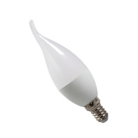 Bec LED candle tail bulb 5W E14 6500K TOPLED