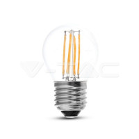 Bec LED Filament 4W G45 E27 4500K 400lm V-TAC