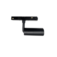 Proiector pentru sina magnetica S20 6W 48V 3000K  NEGRU