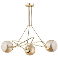 Lustră TRISTAN 3xE14 max 40W auriu ALFA