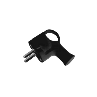 Fisa cu inel cu imp. WT-16UZ CZ Uni-Schuko, 250V 16A neagra 20buc/cut TIMEX