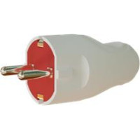 Plug with grounding white 16A NEOMAX