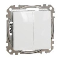 Double return switch 10A white SDD111118 Sedna Noua 