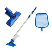 28002 Set de curatarea piscinelor: miner telescopic 239cm,plasa,duza de aspirare