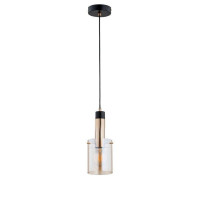 Lustra BELLA 1xE27 max 60W black+gold ALFA