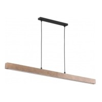 Lustra LED TEO 40W 3000K 3270lm black+wood TK-LIGHT