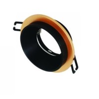 Spot incorp CT-5035 MR16, 1xGU10 rotund negru+auriu SAHIN CATA