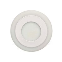 Spot LED DPL1rotund incorporat 18+6W WHITE+BLUE LuminaLED