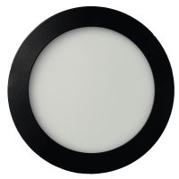Spot LED rotund incorporat YVZ 3W 4000K negru LuminaLED