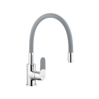 Baterie bucatarie pentu chiuveta JOGA flexibil ,sur chrom BZ-32-L05-C INVENA