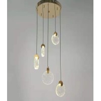 Lustra LED JH-951 D30xD16cm,Acryl,Black+Clear LuminaLED