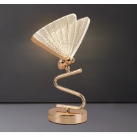 Lampa de masa LED JH-973 L18xH41cm,5W,Metal+Acryl,Gold LuminaLED