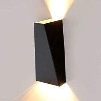 Aplica LED MK/SG-F687 2x3W 3000K negru IP65 LuminaLED
