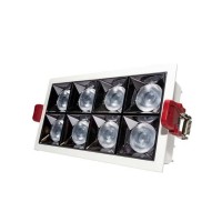 Spot 8 LED int. 16W 220V 4500K 1280Lm 168*91*49mm alb ELMOS