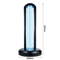 Lampa LED UV+OZONE SG-SJ7  38W 220V controler+timer neagra LuminaLED