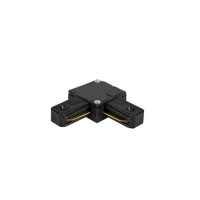 Conector negru sina track light  JT1 tip coltar LuminaLED