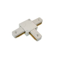 Conector sina track light JT2 tip T negru LuminaLED