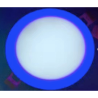 Spot LED FWD-1 rotund incorporat, 7+7W 3culori LuminaLED