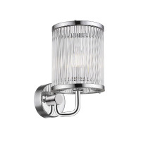 Aplica SERGIO W0528-01F-F4AC 1xE14 60W metal chrome glass LuminaLED