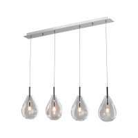 Lustra BASTONI MD1921-4A 4xG9 40W metal crom Zumaline