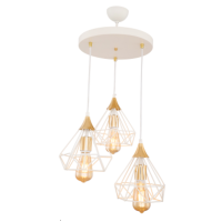 Chandelier SUDE 3xE27 White Begusa