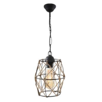 Lustra NEVRA 1xE27 Black LuminaLED