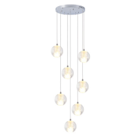 Lustra JH-801-7 D20x130cm,G9x7,Crystal,Clear, LuminaLED