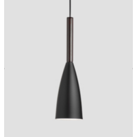 Lustra JH-445 D10x35cm, E27/1, Al.+Wood,Black LuminaLED