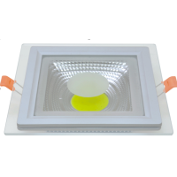 Spot LED COBGPS5 patrat incorp. 5W D100mm 3 culori LuminaLED