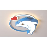 Plafoniera LED SG-116-dolphins, D500x80,32W 3colors LuminaLED