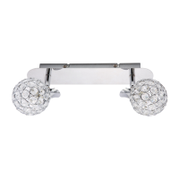 * Aplica ELIA CK8038-2 2xG9 Max 40W steel crystal LuminaLED