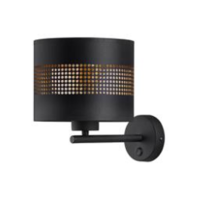 Aplica TAGO 1xE27 max 60W black TK-LIGHT