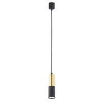 Lustra ELIT 1xGU10 max 50W black+gold TK-LIGHT