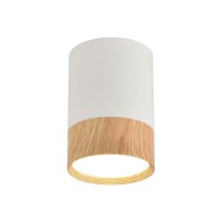 *SPOT TRL 261-1 GU10 220V IP20 ALB+WOOD ULTRALIGHT