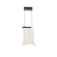 LED pendant chandelier JH-939 D18.2xH36, 6W, aluminium + acrylic, clear