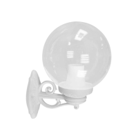 G250 E27 transparent light + white BISSO post set, Fumagalli