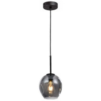 Chandelier JH-528 D15xH18 cm, E27/1, glass+metal, blue
