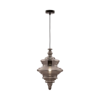 Lustră LED JH-818, 15W, fumurie, Ø28x43cm, LuminaLED