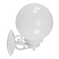 G250 E27 opal light + white BISSO base set, Fumagalli