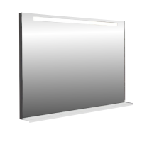 Bathroom mirror with shelf Genesis 80x100