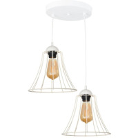 Chandelier MUHTESEM 2xE27 Max 60W White Begusa