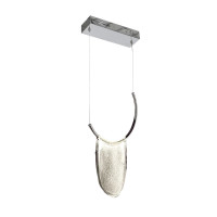 LED Chandelier JH-812 D30xH53cm, 3W, metal + glass, clear LuminaLED 