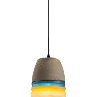 Suspensie JH-223 E27, gri iridescent, LuminaLED