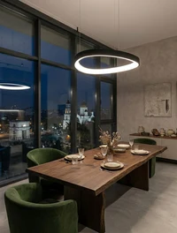 Люстра LED GEMINI 36Вт 4150Лм 3000К D425 черная Ideal Lux 2