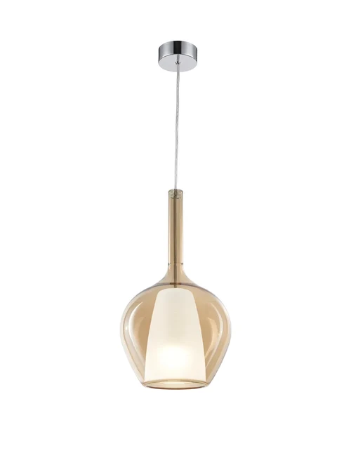 Suspensie KALIQUE-1 SP1 D18 E27 amber Ideal lux