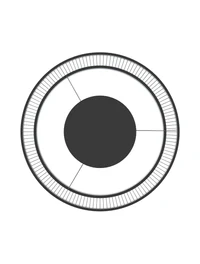 Suspensie LED MD3328-2M-3BT BALU 57W 6700LM 3000-6000K neagră ZUMALINE 4