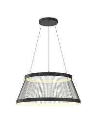 Suspensie LED MD3328-2M-3BT BALU 57W 6700LM 3000-6000K neagră ZUMALINE