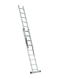 Алюминиевая многофункциональная складная лестница 2х9 ступеней, макс. 150 кг, 5 м 2